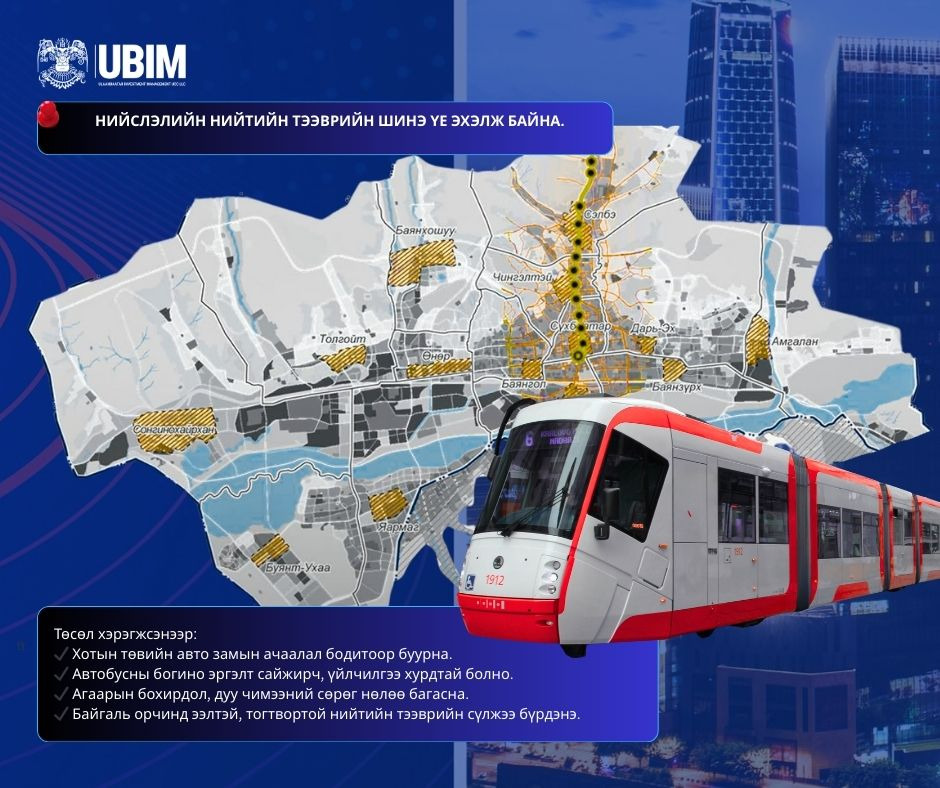 НИЙСЛЭЛИЙН НИЙТИЙН ТЭЭВРИЙН ШИНЭ ҮЕ ЭХЭЛЖ БАЙНА.